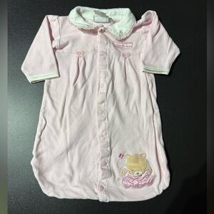 Vintage Rene Rofe Baby Pink Nightgown Pajamas